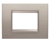 Corus-Frame LUX Metal Brushed Aluminum 3 Module